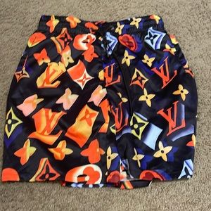Lv multi color swim trunks